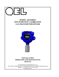 Thumbnail of document Manual - Q8 Series Non-Intrusive Toxic or Combustible Gas Transmitter/Sensors